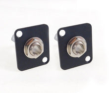Load image into Gallery viewer, (2 PACK) PROCRAFT D-NYS229  D type Panel Mount Plate w/ 1/4&quot; Mono Neutrik/Rean