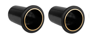 2 Port Tubes with Gold Trim 2-3/4" ID  for Sub Woofer PA Speaker Cabinet Vent