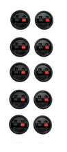 Load image into Gallery viewer, (10 PACK) PROCRAFT LHT095 Spring Loaded Press-In Speaker Terminal Cups - 1-7/8&quot;