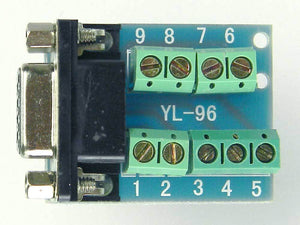 9 Pin VGA DB-9 Break-out Board, Male to Terminals     31304