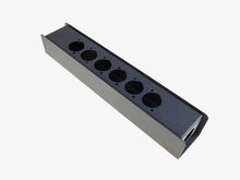 Load image into Gallery viewer, PROCRAFT PB1E-2X6X-BK Steel Project Box 10-5/8&quot; x 1-7/8&quot; x 1-5/8&quot; w/ 8 &quot;D&quot; punches