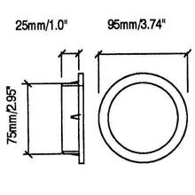 Load image into Gallery viewer, PENN ELCOM M1533  3&quot; Port Trim Rings-Heavy Duty Plastic  (2 PACK)