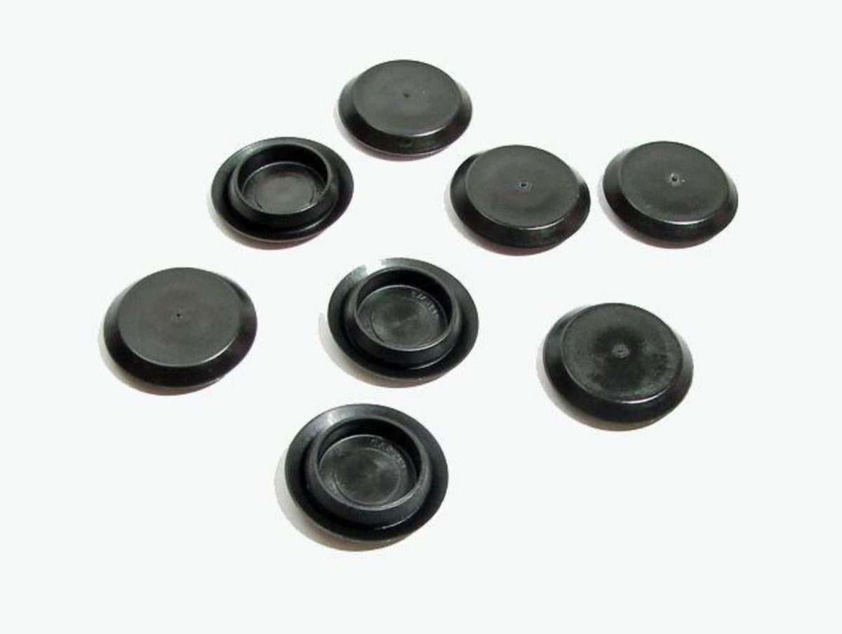 8 pack Genuine New CAPLUGS Brand Flexible 7/8 Black Plastic Hole Plug –  Pro Speaker Parts