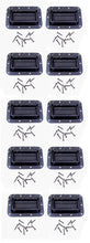 Load image into Gallery viewer, (10 PACK) PENN ELCOM H7154K Spring Loaded BLACK Recessed Case Handle w/Screws