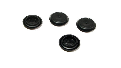 4 NEW Genuine CAPLUGS Flexible 25-26 mm Black Plastic Hole Plugs BPF-25MM