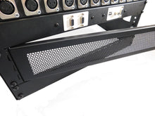 Load image into Gallery viewer, PROCRAFT HV-2 2U Hinged Vented Steel Rack Panel w/ Flanged edge (2 rack space)