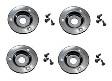 Load image into Gallery viewer, (4 PACK) PENN ELCOM 1561BK BLK Steel Recessed Cup for 1) 1/4&quot; Jack w/screws