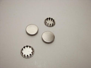 (4 PACK) 13/16" Nickel Plated Metal Hole Plugs for .047"-.093" metal SP-813-NK