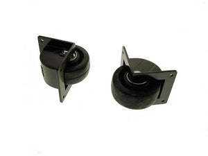 One Pair TCH 3" Recessed Caster- Black - 511-2296854