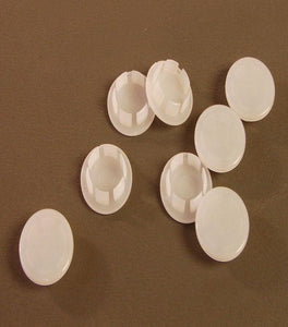 8 Pack Off White Plastic 5/8" Hole Plugs                  HPW625