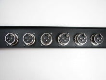 Load image into Gallery viewer, PROCRAFT AFP1U-8XM-BK 1U Formed Aluminum Rack Panel w/ 8 XLRM (or any config)