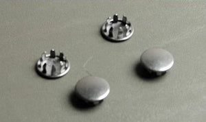 (4 PACK) 1/2" Plain Steel Metal Hole Plugs for .031"-.062" metal SP-500-PL