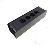Load image into Gallery viewer, PROCRAFT PB1G-2G4X-BK Steel Project Box 8&quot; X 2-1/8&quot; X 1-7/8&quot; w/ 2) G + 4) D holes