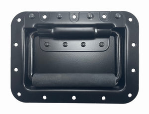 RELIABLE HARDWARE 0520BK Large Heavy Duty Black recessed handle 7" X 5"X 5/8"