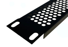 Load image into Gallery viewer, PROCRAFT VRP-1 1U Vented / Perforated Steel Rack Panel w/ Flanges  (1 space)
