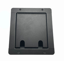 Load image into Gallery viewer, PROCRAFT MINI 2 HOLE LID FEED-THRU RECESSED Stage Pocket/Floor Box w/ 2) WIRED AC