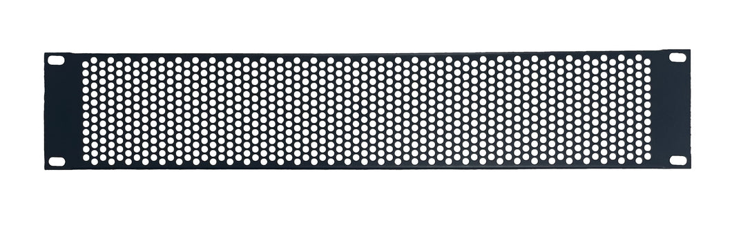 PROCRAFT VRP-2 2U Vented / Perforated Steel Rack Panel w/ Flanges  (2 space)