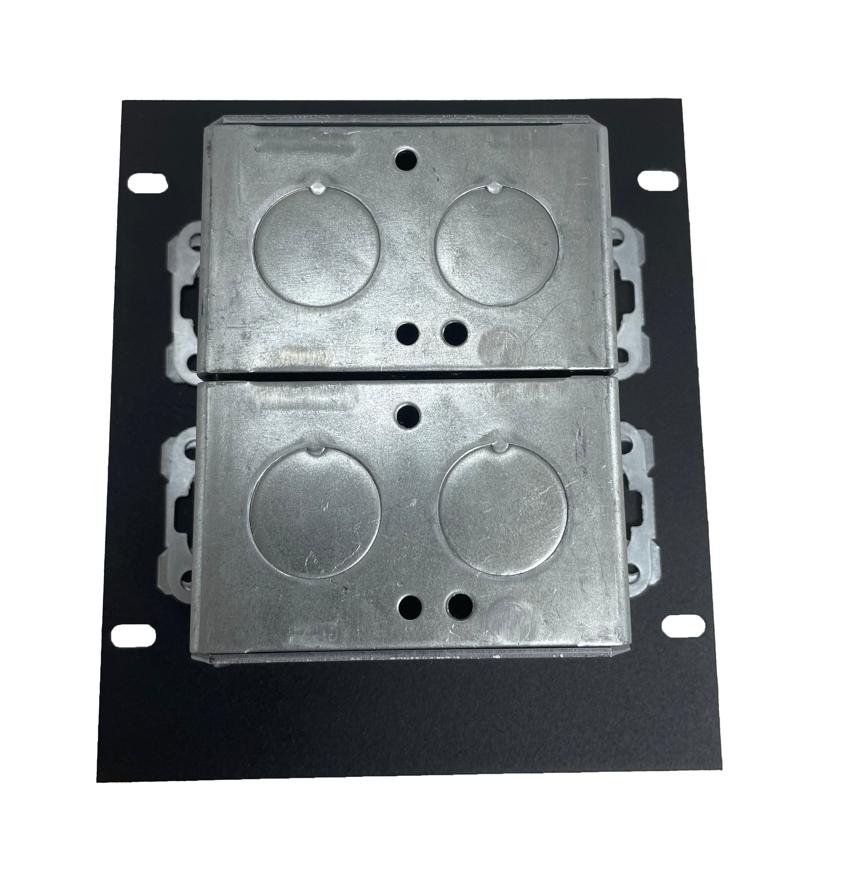 PROCRAFT FPML-2DUP-BK - Recessed Stage Pocket / Floor Box loaded w/ 2