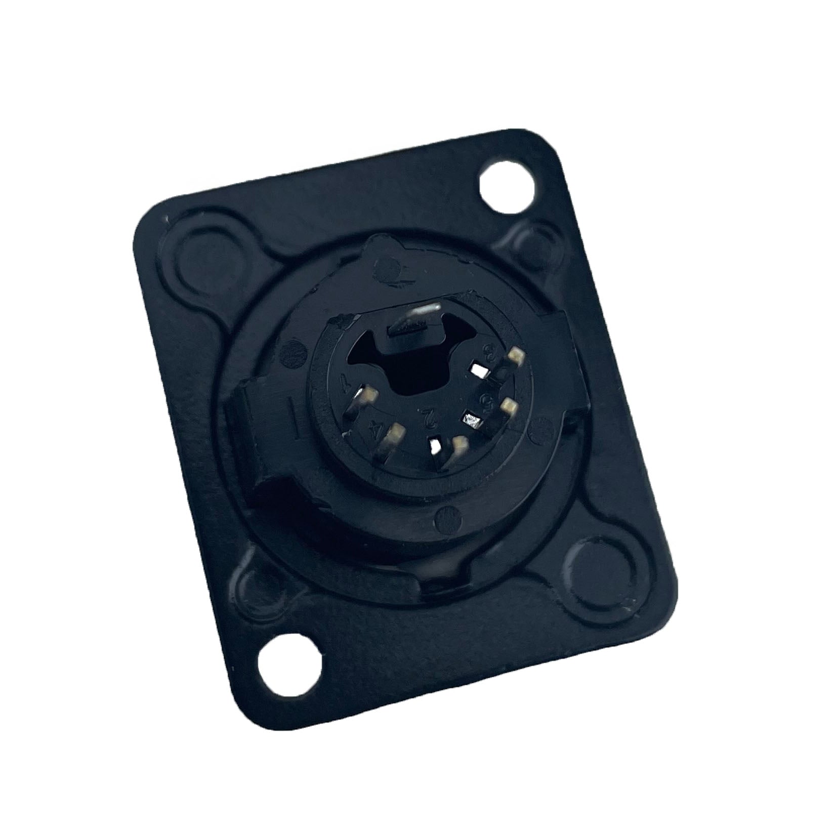 2 PACK) PROCRAFT D-PLATE 5-PIN MIDI / DIN panel mount connector #D-DI