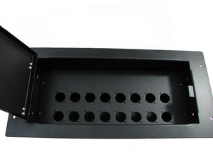 PROCRAFT FMWB-6-16X-BK 6" flush mount wall box  Punched for 16 "D" series
