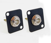 Load image into Gallery viewer, (2 PACK) PROCRAFT D-12B D Type Panel Mount Plate w/ 1) Switchcraft #12B 1/4&quot; TRS