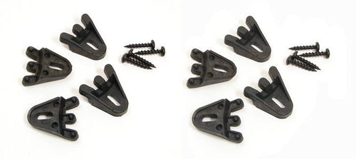 8 Pack Plastic Grill Clamps with Screws for Speaker - Subwoofer      GCX8