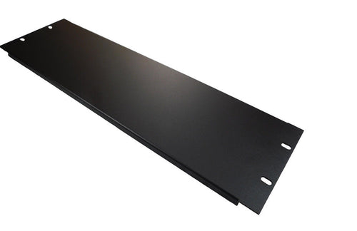 PROCRAFT SRP-3 3U 1.2mm Formed Steel Rack Panel - Black Powder Coat (3 space)