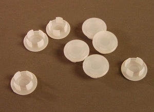 8 Pack Off White Plastic 9/16" Hole Plugs                 HPW562