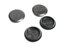 Load image into Gallery viewer, 4 Pack Genuine New Niagara Brand Flexible 1-3/32&quot; Black Plastic Hole Plugs S1465