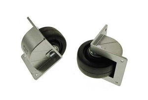 One Pair TCH 3" Recessed Caster- Silver Housing   511-2296800