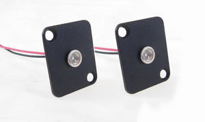 2 Pack Procraft D-Plate W/ 6mm 115v LED Indicator Lamp Clear   D-6ZSD.X-115-C