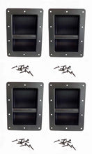 Load image into Gallery viewer, (4 PACK) PENN ELCOM H1105 Large Blk Steel Speaker Cabinet/Case Handle w/ Screws
