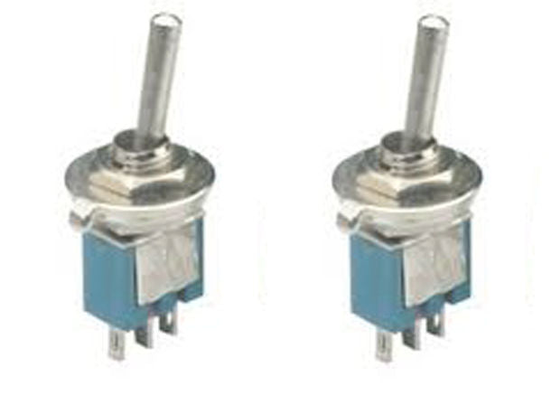 2 Pack Sub-Miniature SPDT On-On Toggle Switches 2 Position ON-ON SW102