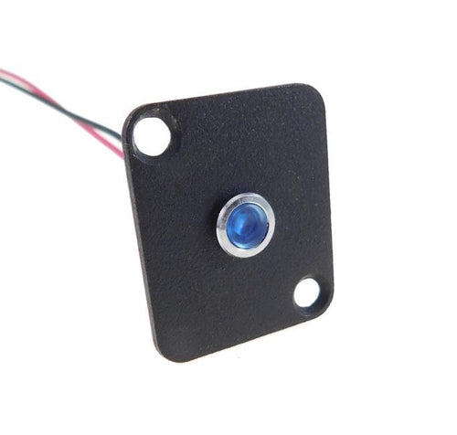 Procraft D-Plate With 6mm 115v LED Indicator Lamp Blue    D-6ZSD.X-115-B