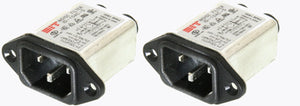 2 Pack Noise Filter, AC Line 10A, 250VAC, IEC Input            31918 FL
