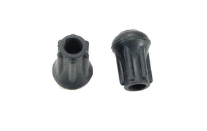 (2 PACK) 3/8" Steel Reinforced Rubber Cane, Crutch, or Chair Tips #CTR-375-B