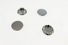 Load image into Gallery viewer, (4 PACK) 7/8&quot; Nickel Plated Metal Hole Plugs for .062&quot;-.093&quot; metal SP-875-NK
