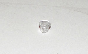 One 3/16" Clear Plastic Hole Plug HPC188