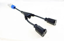 Load image into Gallery viewer, ProCraft 1&#39; PowerCon Style Out Gray to 2 AC Female Edison Plugs Y Cable USA Made