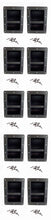 Load image into Gallery viewer, (10 PACK) PENN ELCOM H1105 Large Blk Steel Speaker Cabinet/Case Handle w/ Screws
