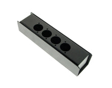 Load image into Gallery viewer, PROCRAFT PB1A-1X4X-BK Steel Project Box  8&quot; x 1-7/8&quot; x 1 5/8&quot; w/ 5 &quot;D&quot; Punches