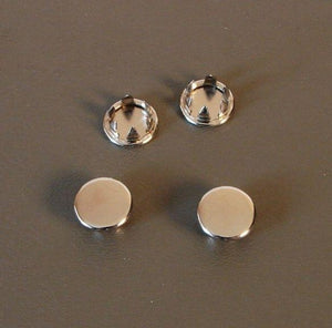 (4 PACK) 3/8" Nickel Plated Metal Hole Plugs for .031"-.046" metal SP-375-NK