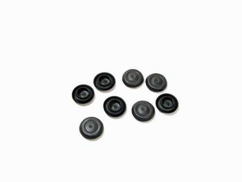 8 NEW Genuine CAPLUGS Brand Flexible 16-18mm Black Plastic Hole Plugs FP-16-18mm