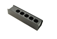 Load image into Gallery viewer, PROCRAFT PB1A-1X5X-BK Steel Project Box  8&quot; x 1-7/8&quot; x 1 5/8&quot; w/ 6 &quot;D&quot; Punches