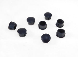 (8 PACK) 1/2" Locking Plastic Hole Plugs for .016"-.125" thick material LPB-.500