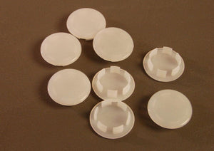 8 Pack Off White Plastic 13/16" Hole Plugs                   HPW-812