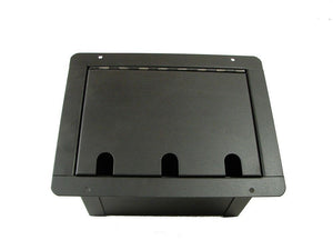 PROCRAFT FPPL-12X-BK - Recessed Stage Pocket / Floor Box 12 CH's - customizable