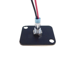 Procraft D-Plate With 6mm 12v LED Indicator Lamp Blue    D-6ZSD.X-12-B