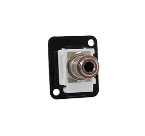 PROCRAFT LY-423 3.5MM (1/8") Feed-Thru D Type Panel Mount Connector
