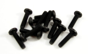 12 Pack of 10/24 X 3/4" Stainless Steel Machine Screws Black Oxide Finish